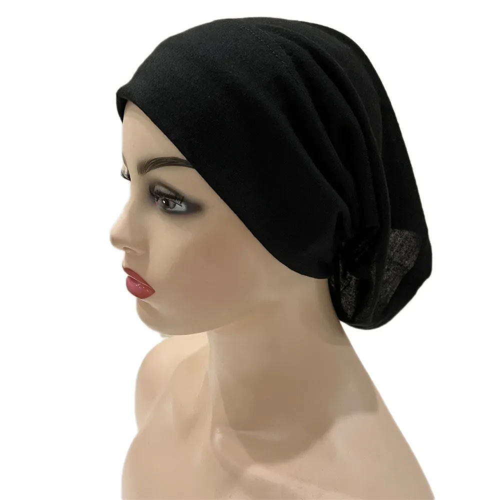 

Unisex Dreadlocks Tube Bands Muslim Hijab Head Scarves Women Scarf Turban Hijabs Inner Cap Hat Islam Tube Bonnet Underscarf Caps