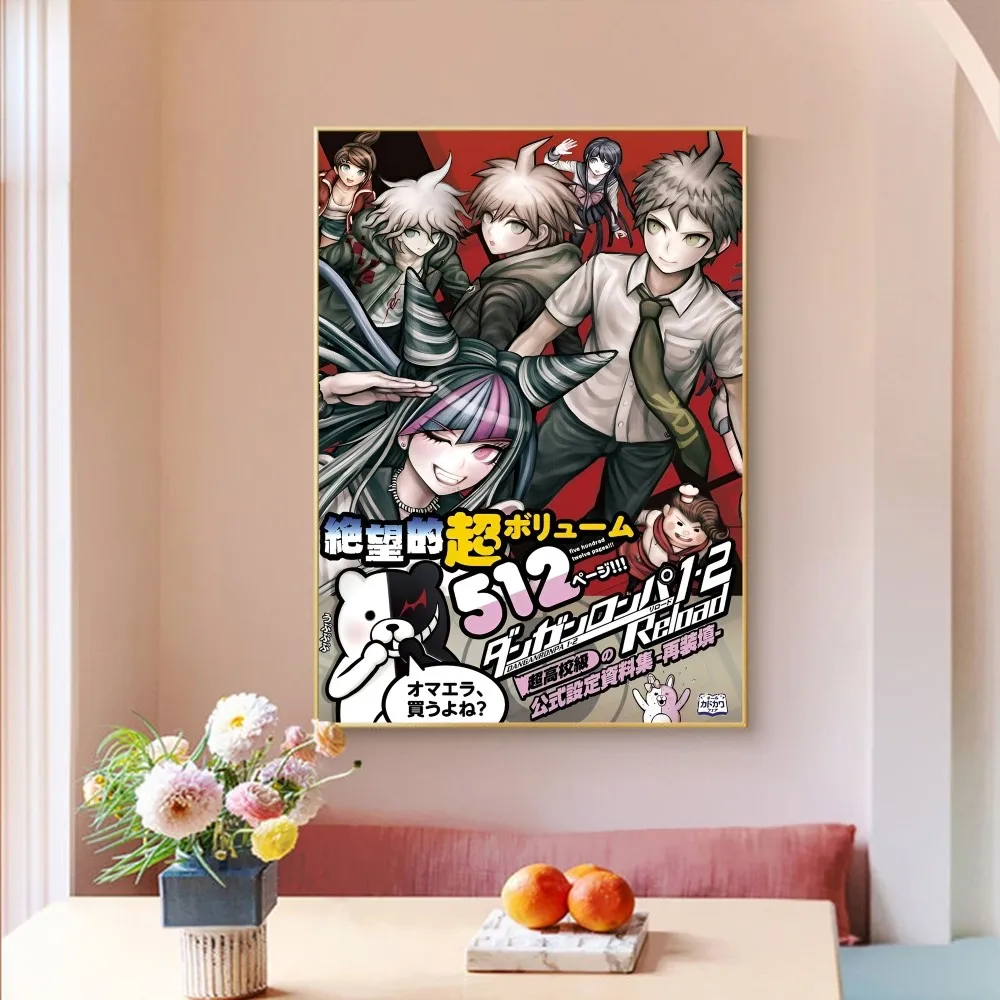 Classic Anime Danganronpa Classic Vintage Posters Whitepaper Prints Posters Artwork Kawaii Room Decor