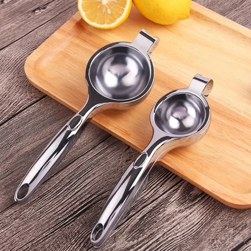 Manual Lemon Squeezer Orange Squeezer Juicer Fruit Juice Citrus Press Machine Handle Press Zinc Alloy Steel Multifunctional Tool