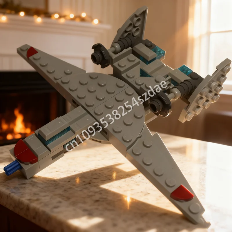 

72 шт. MOC A Thunderbolt Warthog модель строительные блоки строительство DIY творческая идея образование Рождественский подарок детские игрушки на день рождения