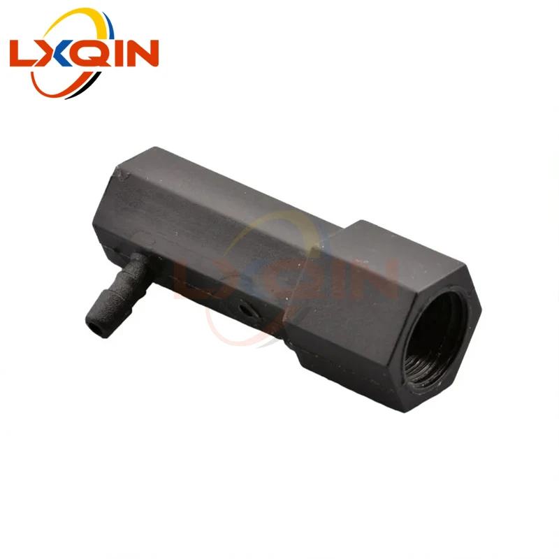 LXQIN 5pcs UV solvent printer bulk ink system ciss 1.5L 1.8L 2L UV sub ink cartridge Switch connector 1 hole 2 holes