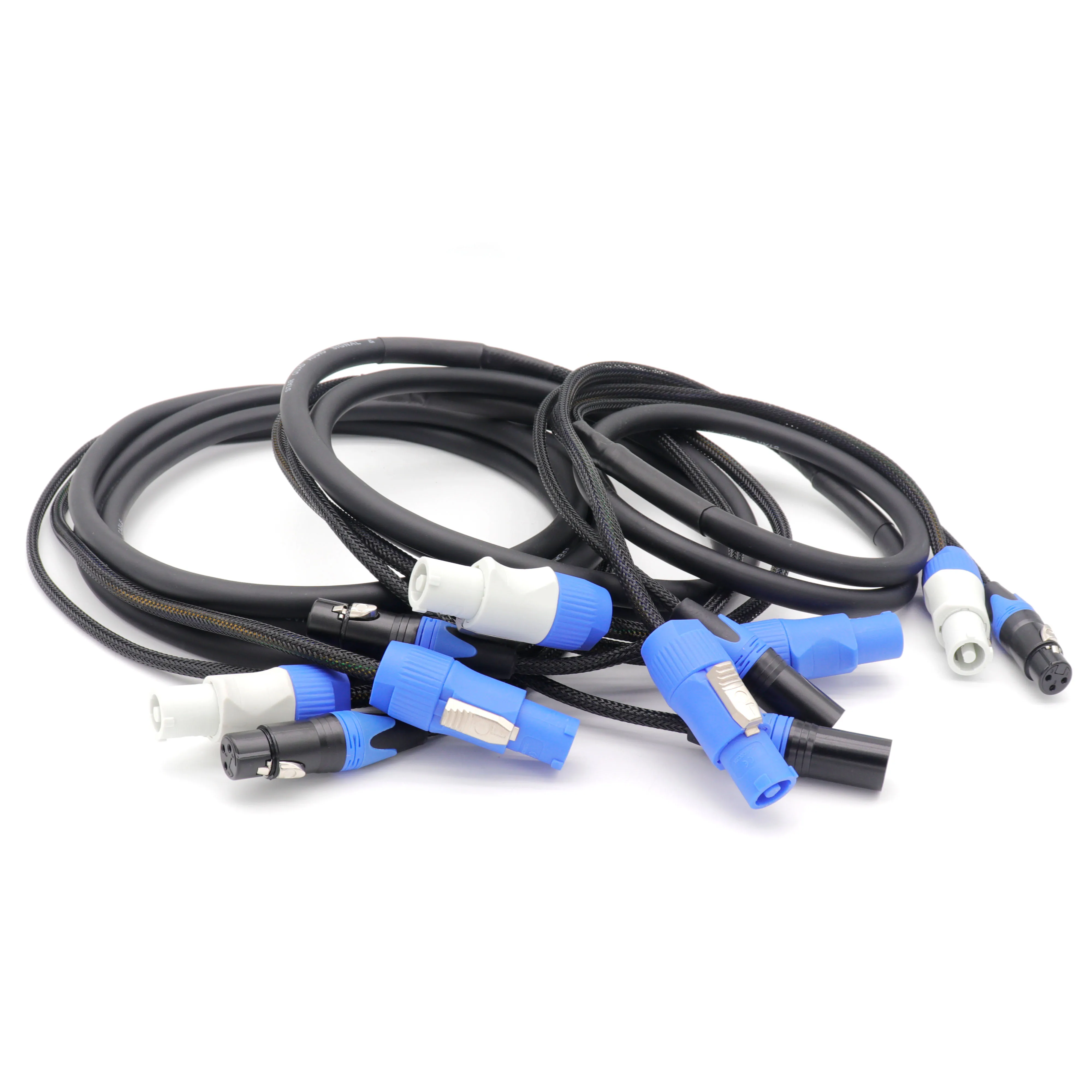 

3M PowerCON & 3-Pin XLR DMX Cable – 2-in-1 Power & DMX Combo for Stage & DJ Lights