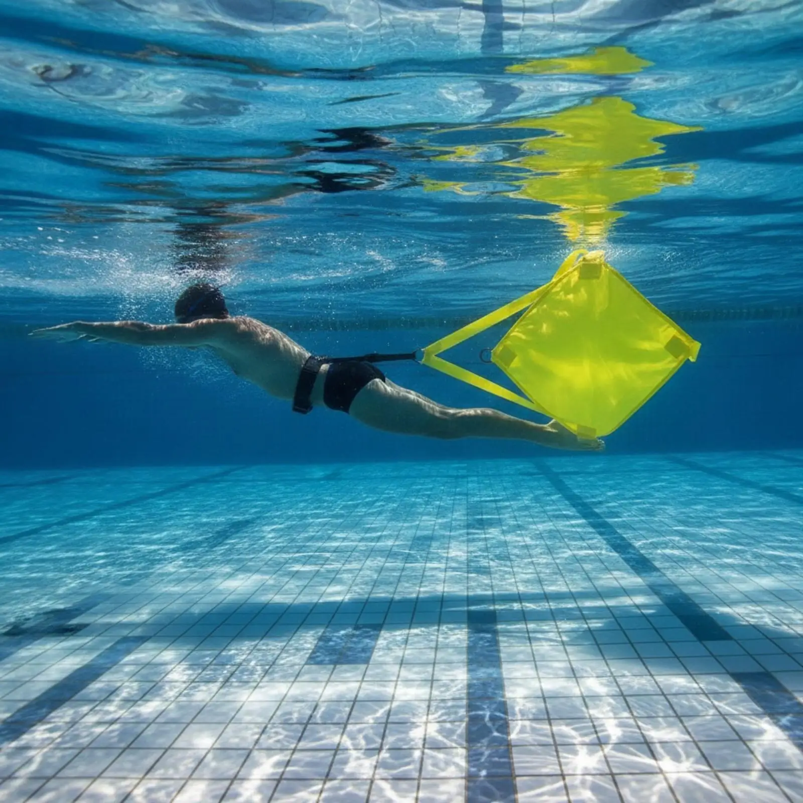 Swim Resistance Parachute Swimming Parachute with Drag Canopy Easy to Use Swim