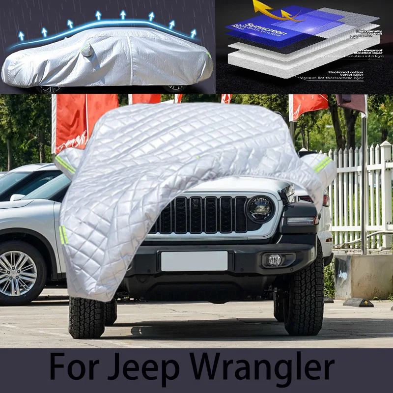 

Чехол для jeep wrangler с защитой от града, автомобильная защита от дождя, защита от царапин, защита от пилинга краски, автомобильная одежда