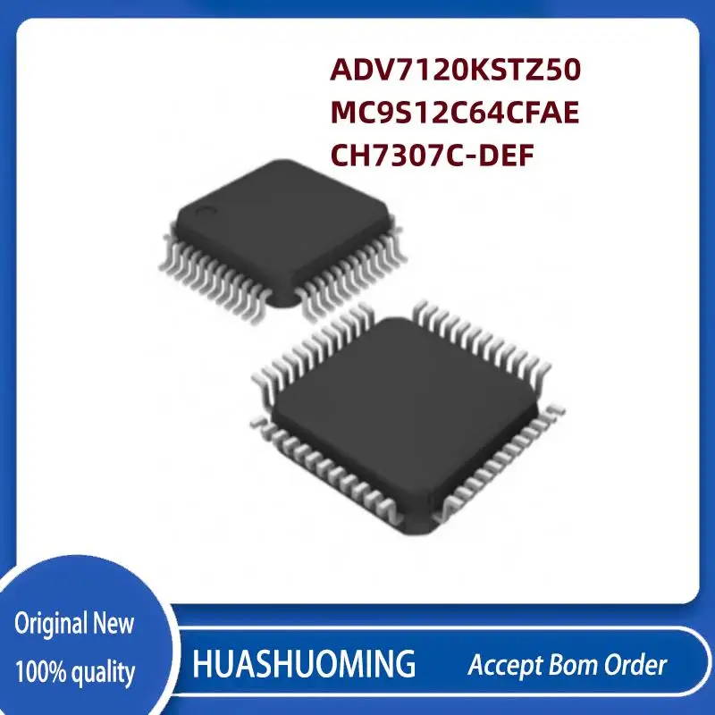 

Новинка 10 шт./партия ADV7120KSTZ50 ADV7120KST50 ADV7120 MC9S12C64 MC9S12C64CF MC9S12C64CFAE CH7307C-DEF CH7307C QFP48