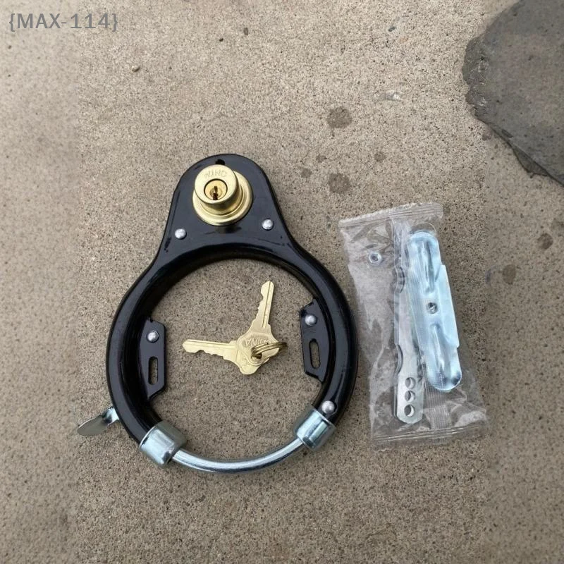 【MAX-114】U-Shape Bicycle & Motorbike Security Lock - 1 Set with 2 Keys for Wheel, Scooter & Motorcycle, Anti-Theft Accessory【WX】