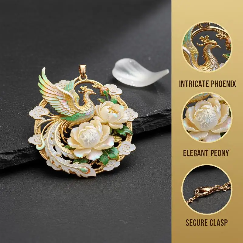 Nine Tailed Fox Enamel Pendant Vintage Chinese Style Aesthetic Ornament for Jewelry Making Daily Wear Gift for Friends