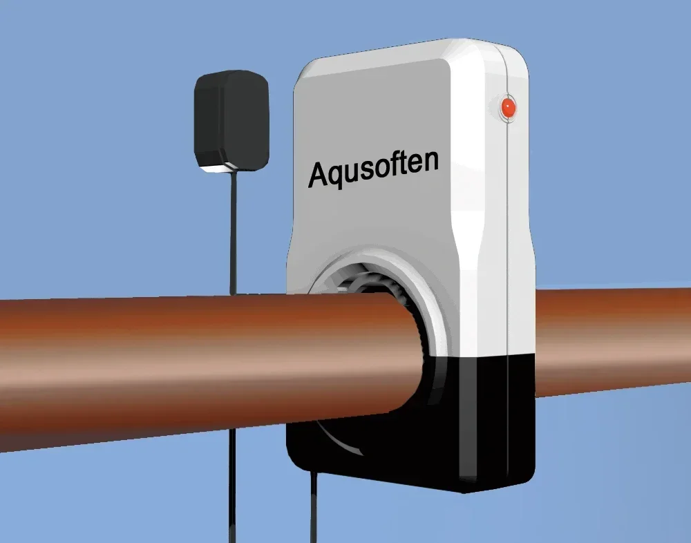 Electronic Magnetic Water Descaler to remove and prevent limescale for whole house apartment