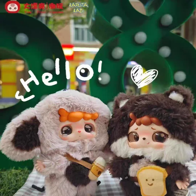 جديد 100% أصلي للأطفال ثلاثة مي توتو وحولا لا صندوق أعمى حقيبة قطيفة قلادة الحلي الزخرفية جمع الدمى هدية عيد ميلاد #3