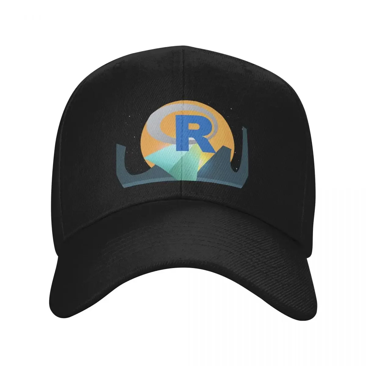 

R programming language R logo Baseball Cap Ball Cap hiking hat Golf Wear Men Women's