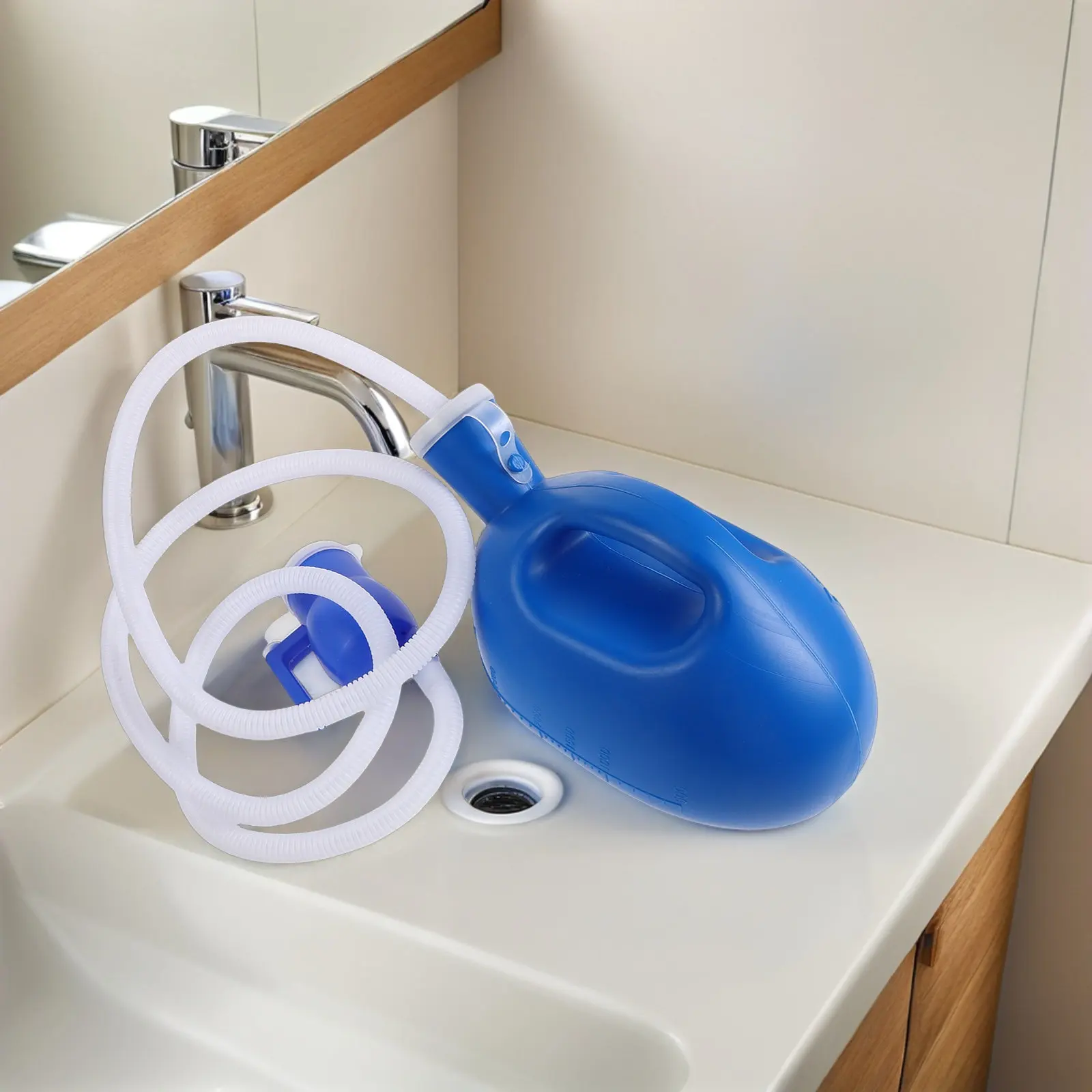 3000Ml Spill Proof Male Urinal Bottle Portable Plastic Bedside Urinal Large Capacity for Elderly Seniors Hospital Travel