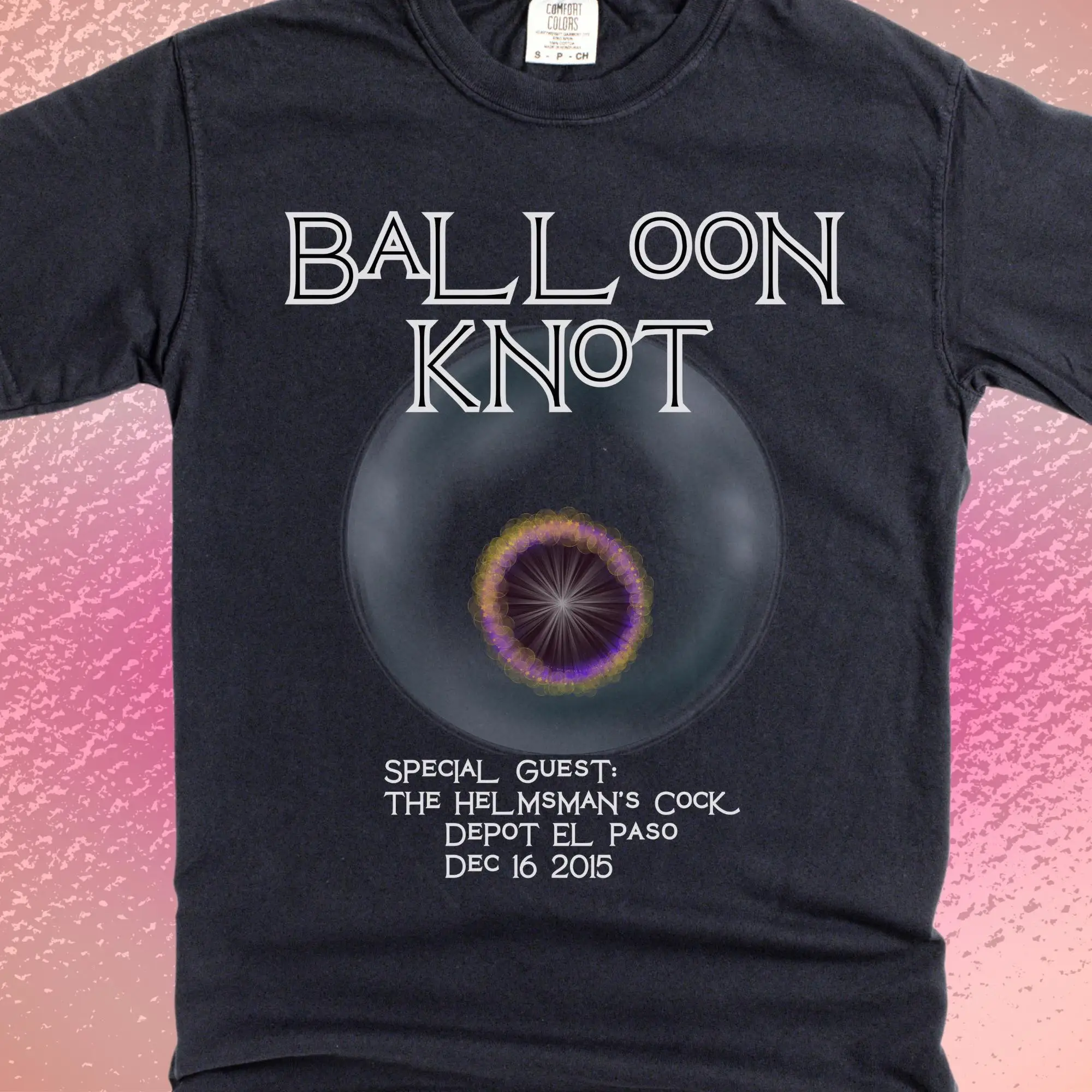 تي شيرت بفرقة غامضة بعقدة بالون مستوحى من Goerge Takei Howard Stern Pigment مصبوغ للحفلات الموسيقية #1