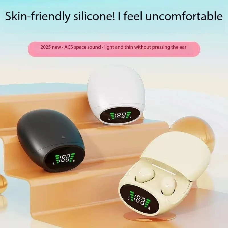 

Sliding wireless mini 13i Bluetooth sleep earphones, digital in ear earbuds, dual host ultra-thin hidden invisible headphones
