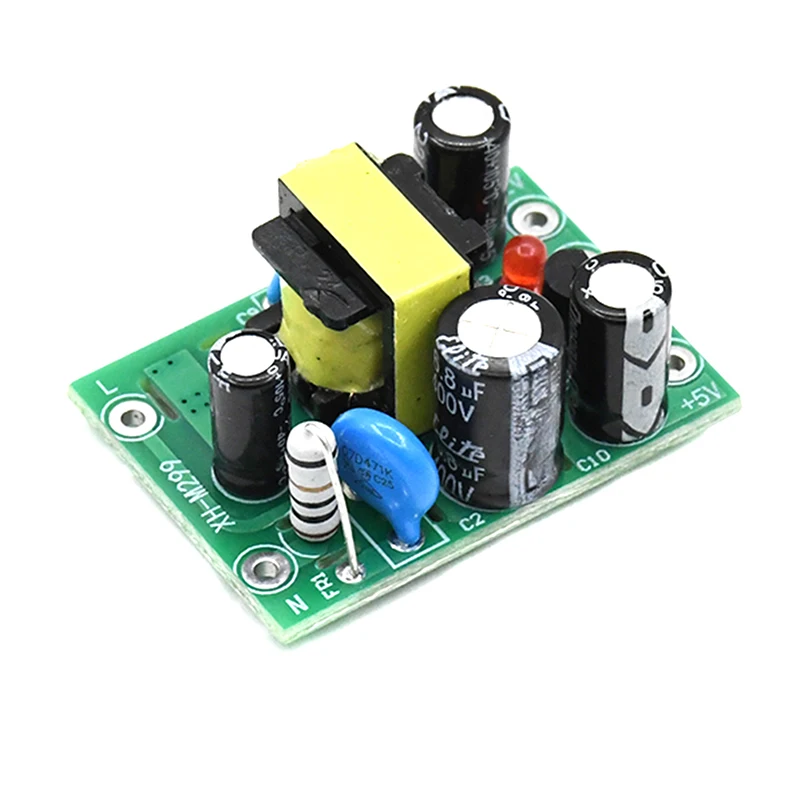 Mini convertidor de AC-DC, placa de módulo de potencia conmutada, convertidor de AC-DC, AC110V, 220V a DC 12V, 0.2A + 5V