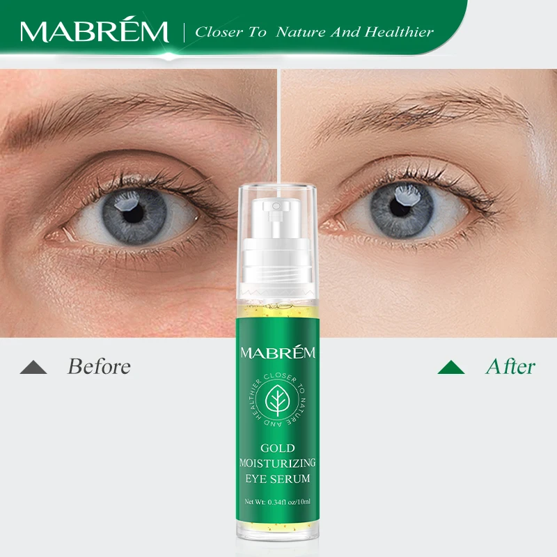 

Golden Moisturizing Eye Serum Replenishes Moisture, Removes Wrinkles, Relieves Dryness, Tightens The Corners Of The Eyes