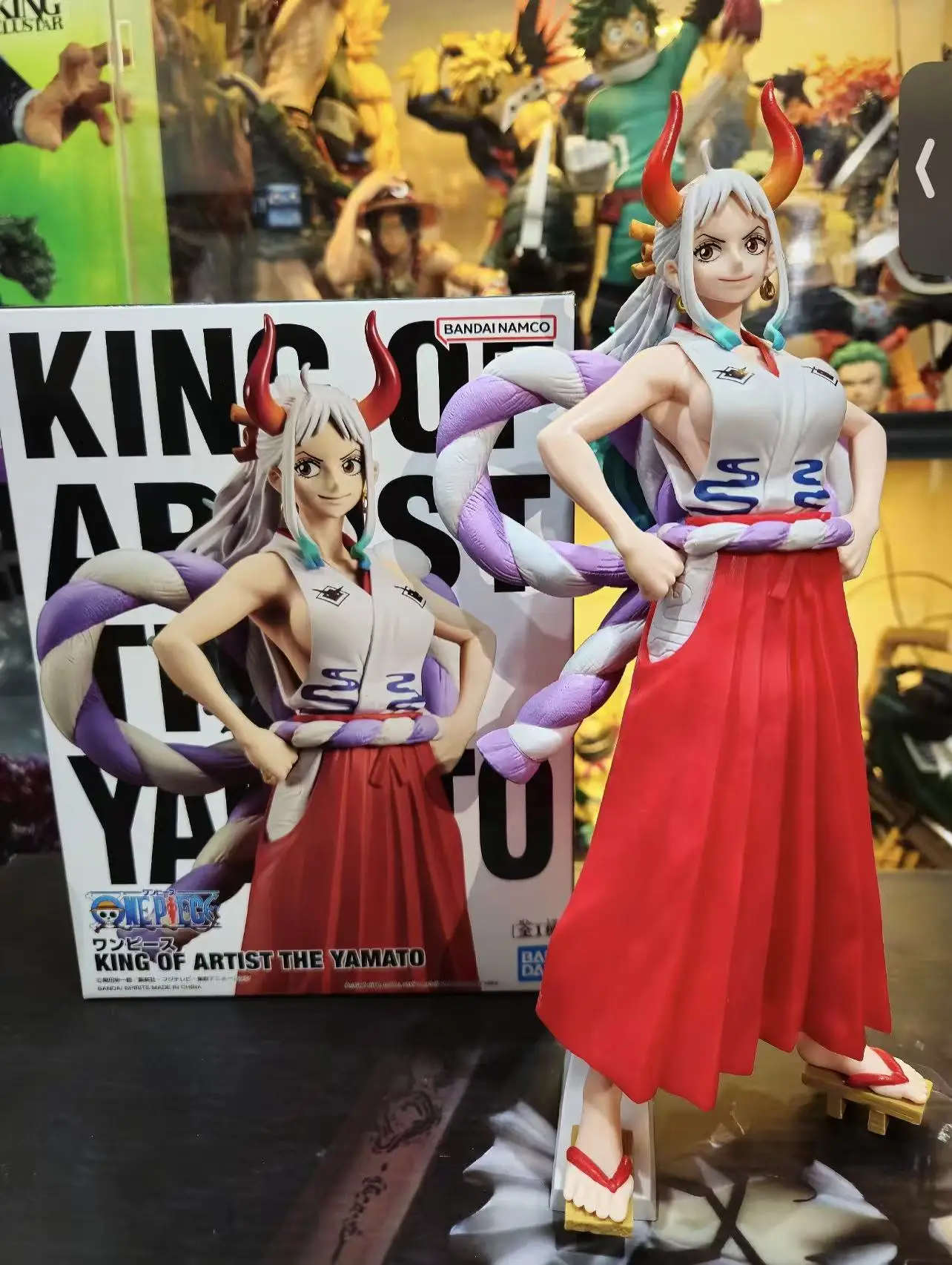 

В наличии: Оригинальная фигурка Bandai Banpresto One Piece King of Artist - Дочь Ямато Кайдо, аниме-фигурка красивой девушки, модель для декора