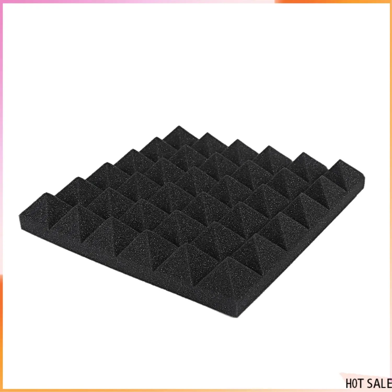 

B72A Charcoal Acoustic Foam Tiles Soundproofing Foam Panels Studio Sound Padding 2 X 10 X 10 Inch