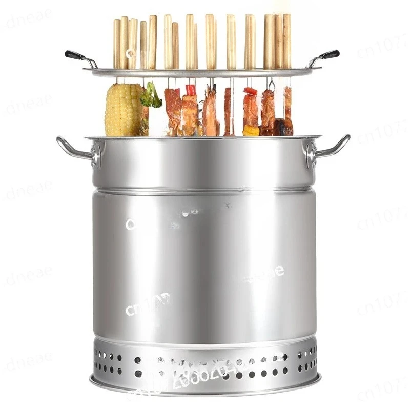 Smokeless BBQ Grill Portable