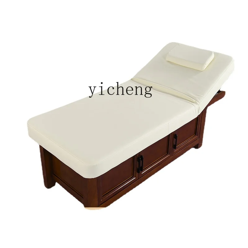 

Xl Solid Wood Facial Bed Latex Medical Massage Multifunctional Heating Constant Temperature Physiotherapy Bed