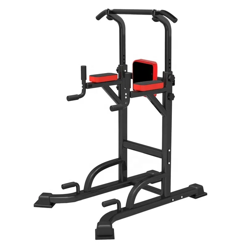 Multi-functional steel pull-up device for household adjustable height power tower immersion station horizontal bar stretch
