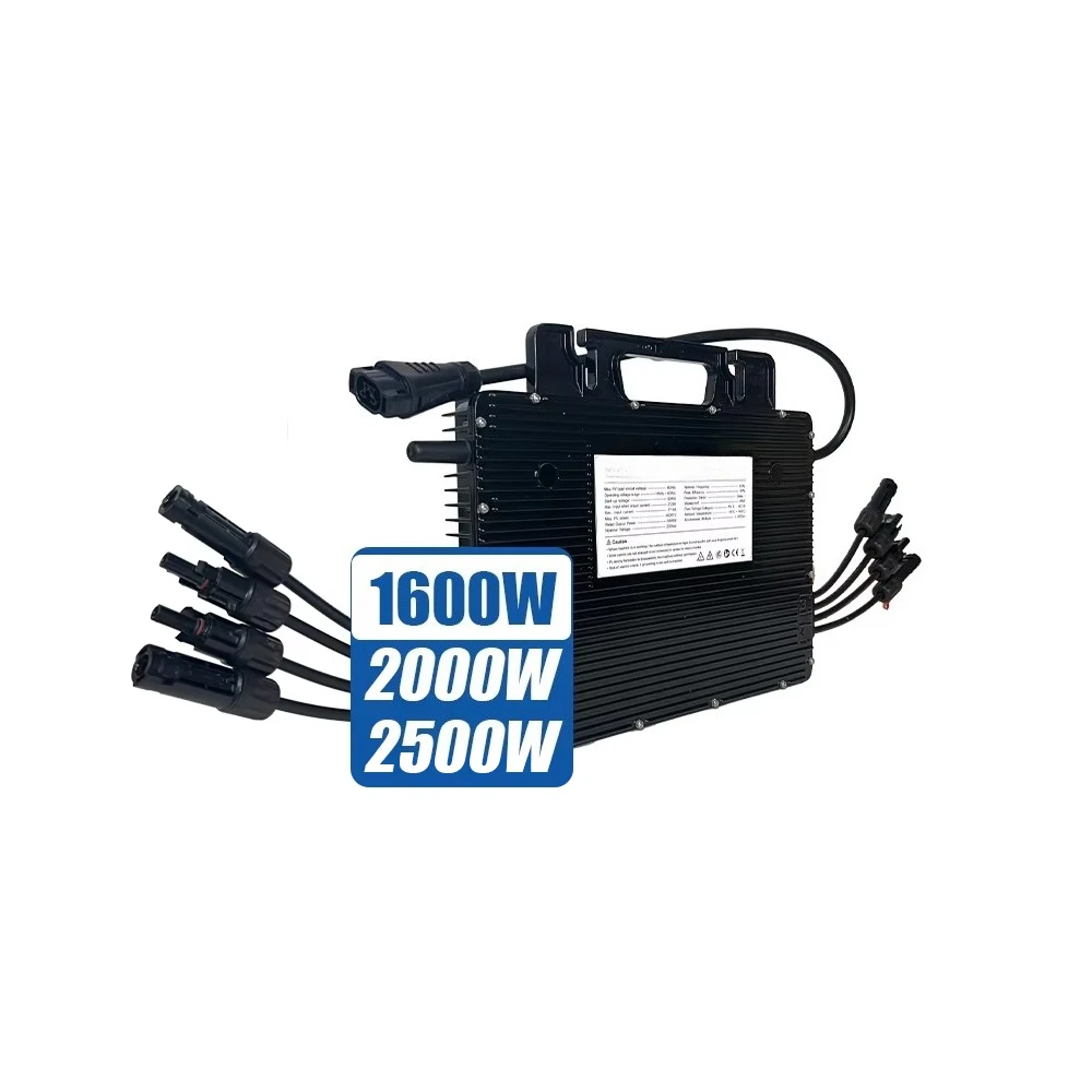 SPD 2500 2000 1600 Watt Micro Inversor 4 MPPT IP67 Aplicación Inteligente Micro Inversor Hoymiles De 2000w