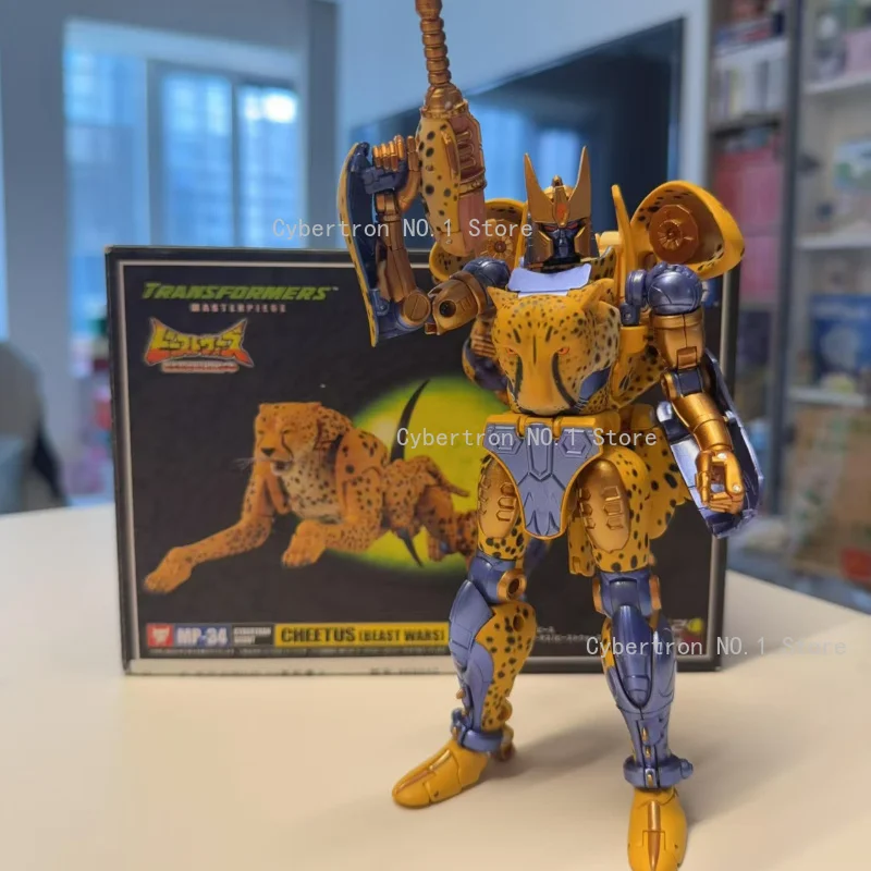 

In Stock New Deformation Robots Transformers Toys Masterpiece MP-34 Cheetor Collectible Action Model Figures Birthday Gifts