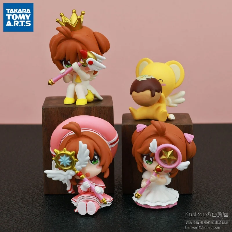 

Tomy Cardcaptor Sakura Hide And Seek Gashapon Collectible Pvc Figure Kero Chan Sealing Wand Desktop Ornament For Anime Gifts