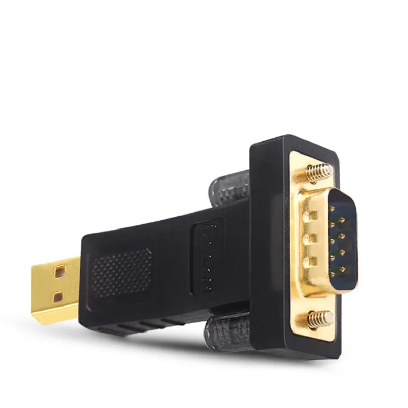 

2PCS DTECH DT-5001A(GT) Gold Plated Interface Type A USB2.0 To RS232 DB9 Serial Port 9Pin Adapter