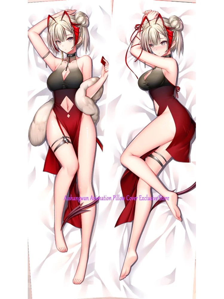 

Dakimakura Anime Pillow Cover Beautiful Girl Double Sided Print 2Way Cushion Bedding Festival Gifts Gifts