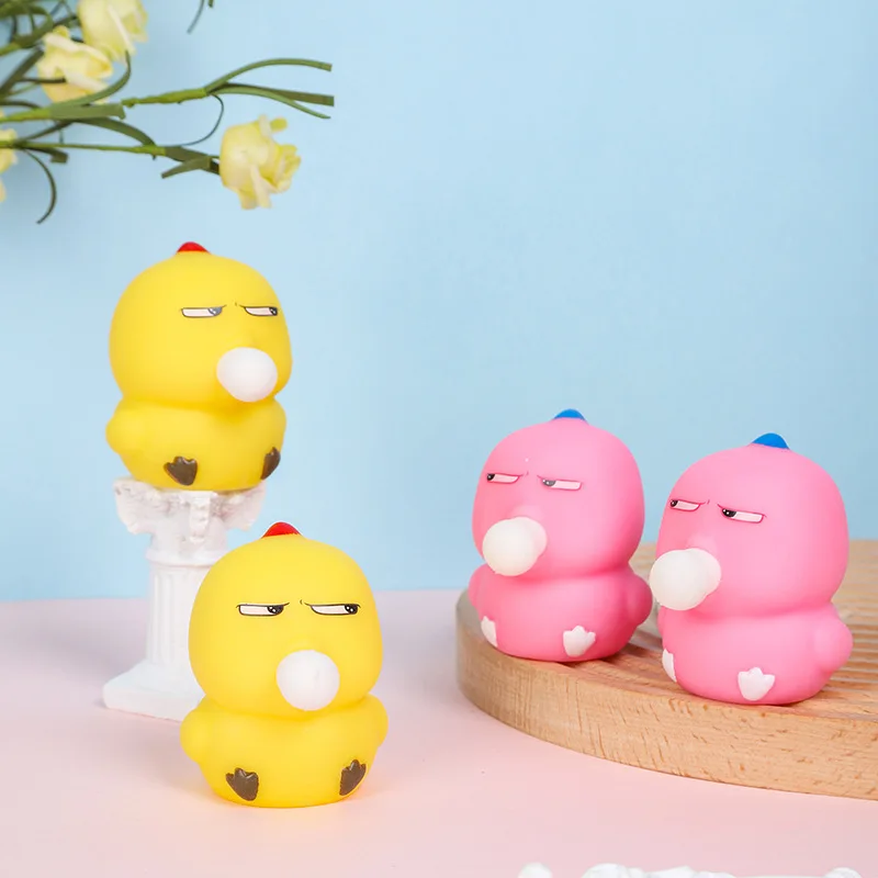 1 decompression creative pinching bubble chick decompression squeeze toy TPR adult children's Antistress Toy toy gift