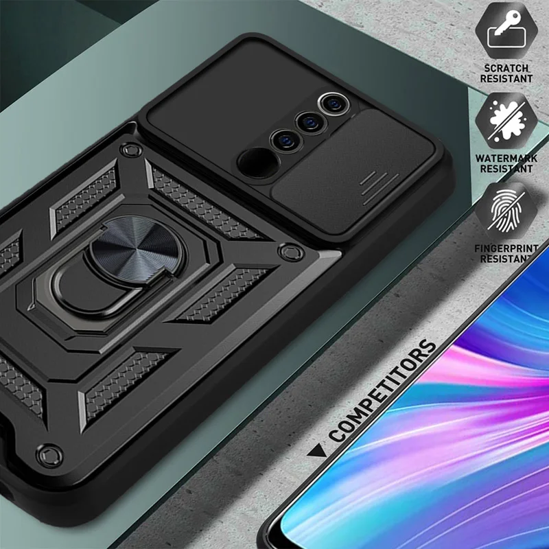 Shockproof Armor Case For Xiaomi Redmi Note8 Pro Car Holder Phone Cover For Redmi Note 8 Camera Lens Protection Fundas