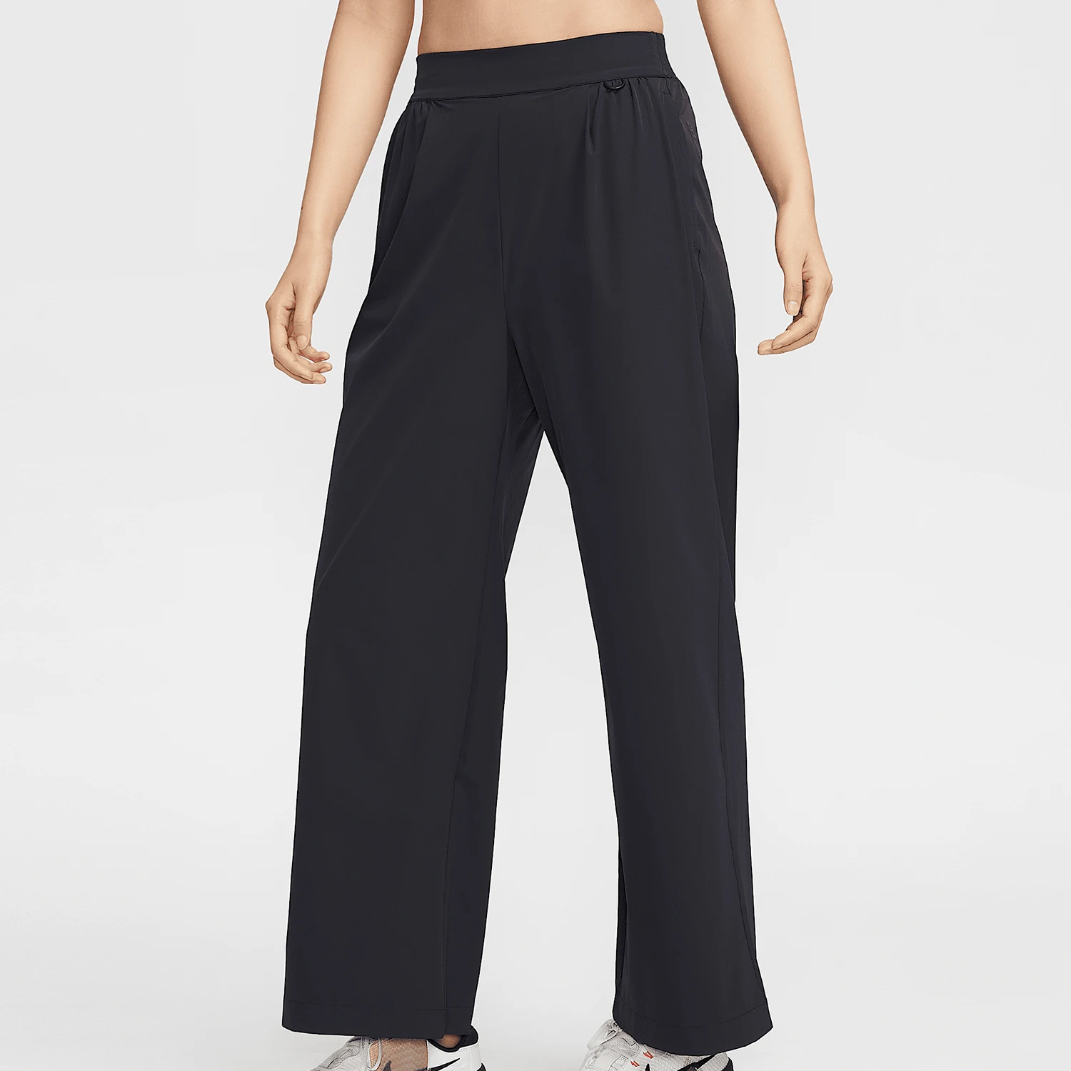 

Nike genuine 2025 New Women's Woven Wide-leg Straight Sport Pants HQ0236-010