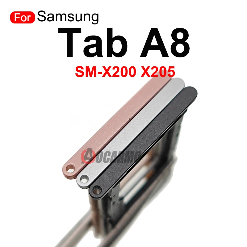 1Pcs Sim Tray Replacement Parts For Samsung Galaxy Tab A8 SM-X205 X200 10.5\