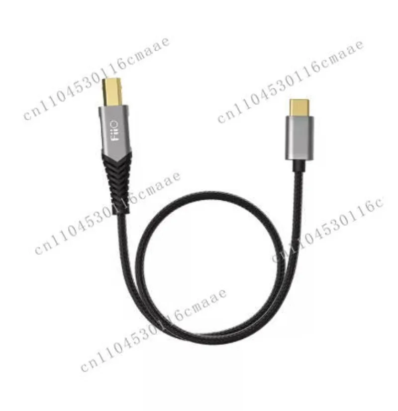

LD-TC1 0.5m 3.5mm USB-B Square to Type-C Male 4P Titanium Color Metal Case Fiio Adapter Cable