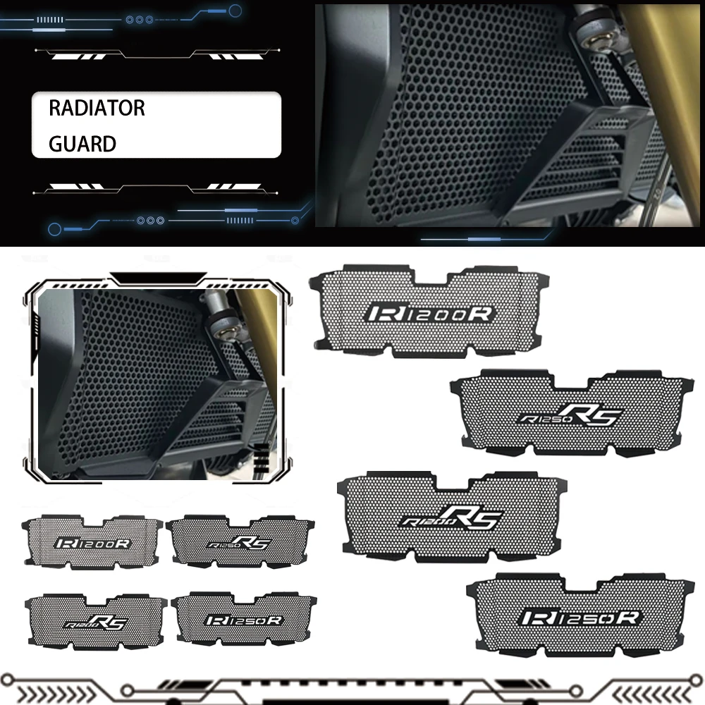 

Motorcycle For BMW R1200R R1200RS 2015-2018 2017 2016 R1250R R1250RS 2019-2024 2023 2022 Radiator Grille Guard Cover Protector