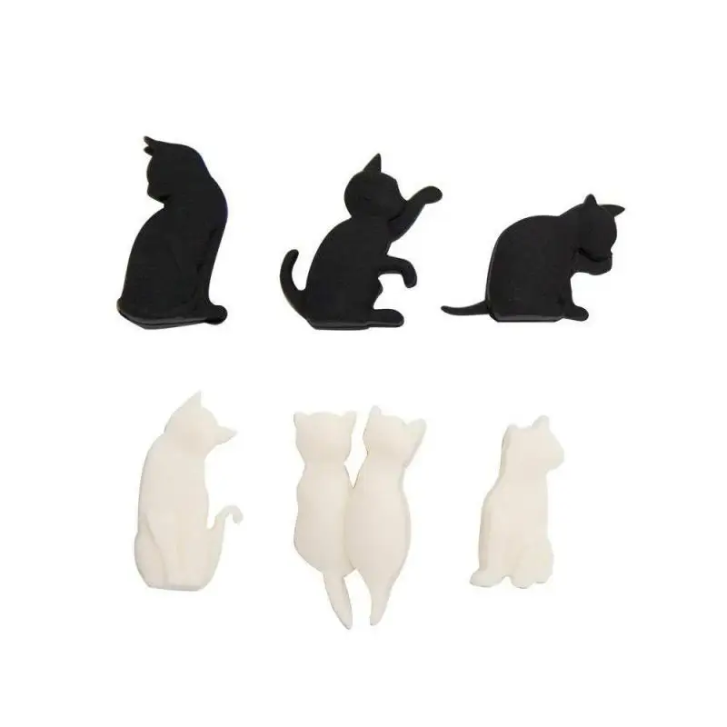 1/3/5SETS Glass Tags Fun Cute Wine Cup Identifier Cat Shape Wine Accessories Stylish Wine Charms Versatile Reusable