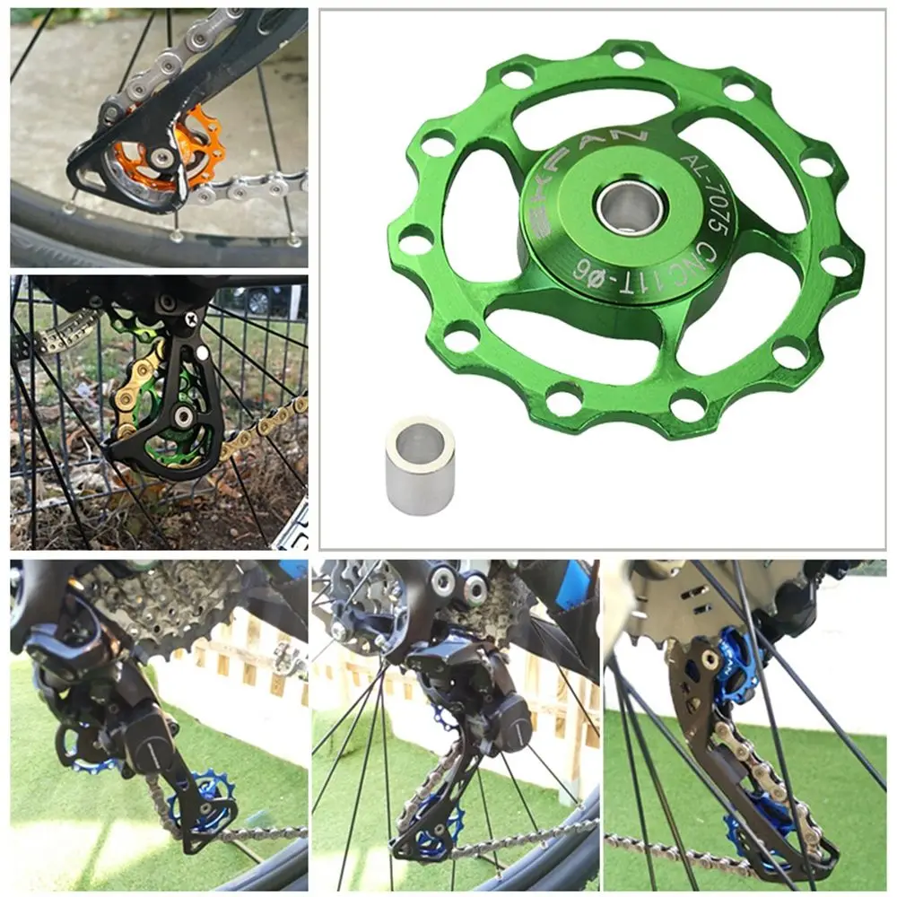 Durable 11T 13T Rear Derailleur Pulley Guide Wheel Pulley Bearings Part Sealed Bearing Cycling Accessory