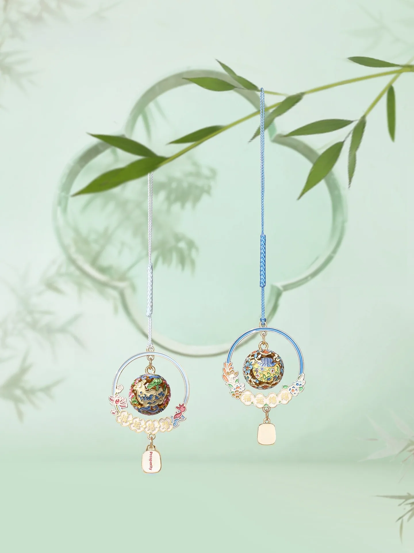 Suzhou Museum Lucky Bell Ornament Chinese Style Decorative Small Bells Creative Cultural Gift Fortune And Good Luck Decoration