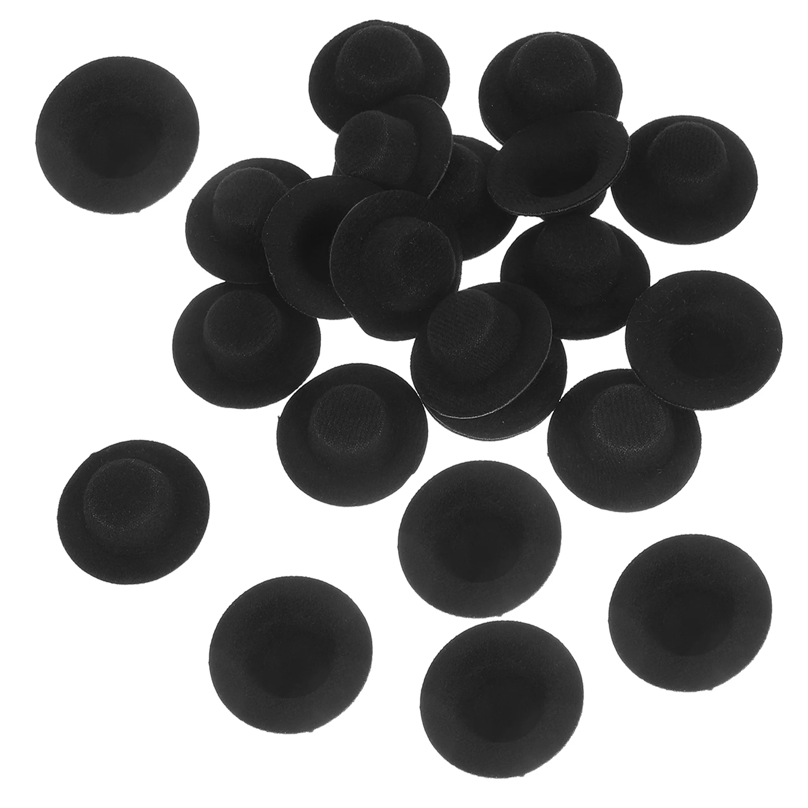 

24pcs Mini Hats Felt Tiny Hat Small Formal Hats For Diy Christmas Party Ornaments Craft Accessories Mini Hat Ornament Decor