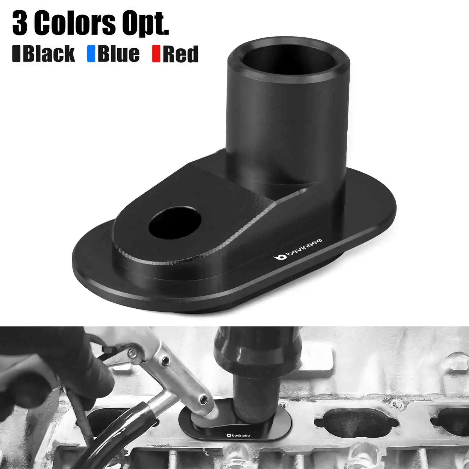 

BEVINSEE Carbon Cleaning Walnut Blaster Adapter for Audi S4 S5 A6 Q7 SQ5 3.0TFSI for VW for Golf Mk5 with engine code BYD