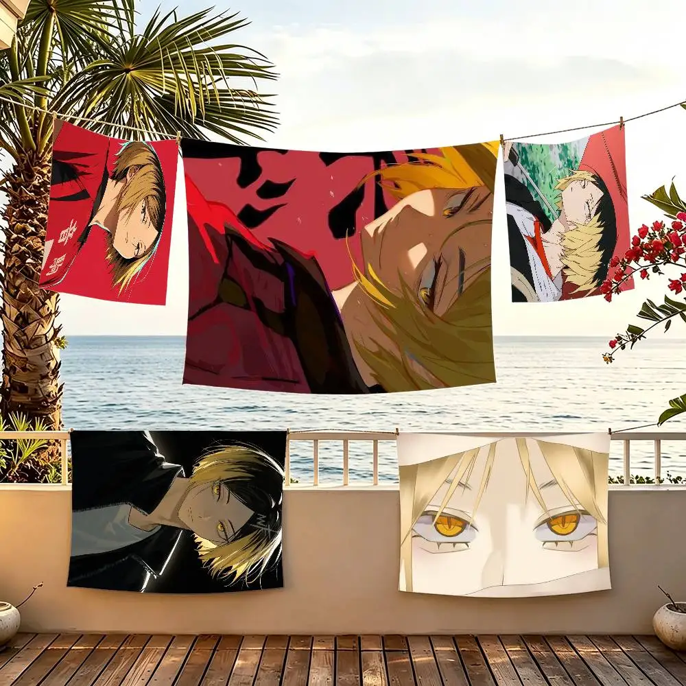 K-Kenma Kozume H-Haikyuu!!  flag For Camping Party Picnic Studio Booth Background Wall Interior Decoration Banner