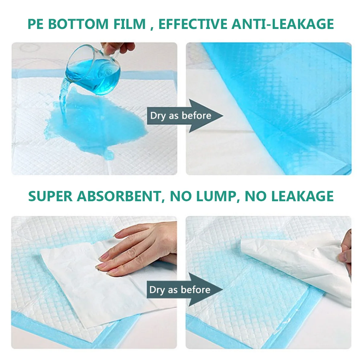 30 قطعة وسادة مبولة الطفل مقاوم للماء تنفس غطاء الفراش المحمولة لحديثي الولادة والرضع الرضع شخ حصيرة