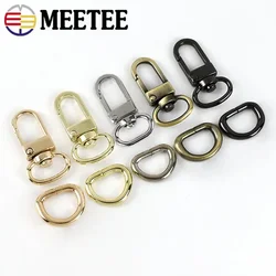 5/10/20Sets 13mm Metal Bag Buckles+D Ring Clasps Handbag Strap Hook Hangers Buckle Lobster Swivel Clasp DIY Hardware Accessories