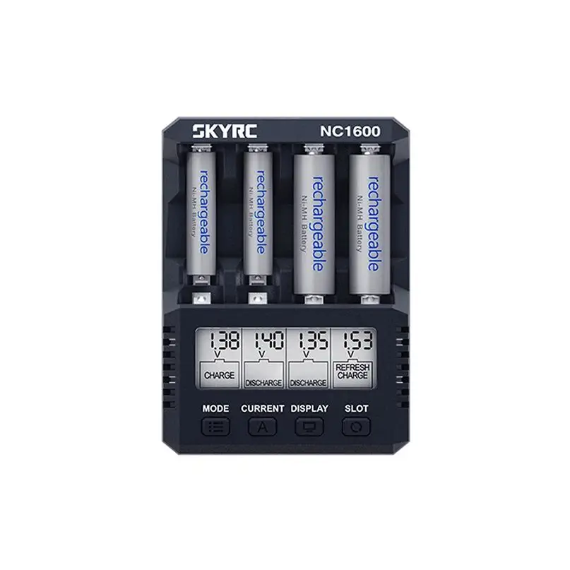 

Зарядное устройство SKYRC NC1600 AA/AAA для 4 NiMH аккумуляторных батарей