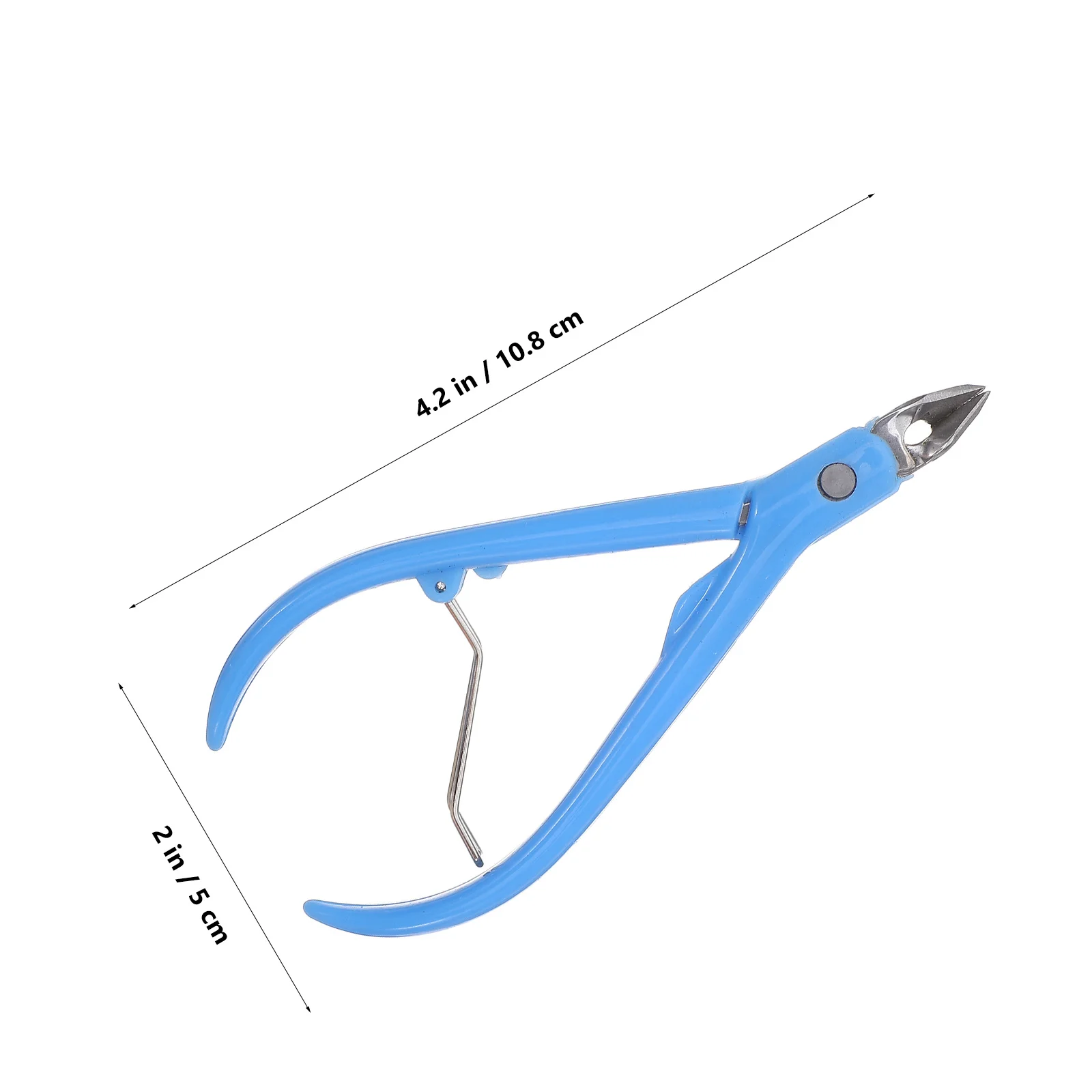 ที่ตัดหนังกำพร้าแบบแม่นยำ สำหรับทำเล็บมือและเล็บเท้า งานศิลปะบนเล็บ เครื่องมือตัดแบบพกพา ทำจากสแตนเลส