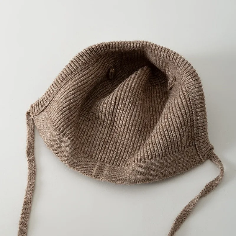 لطيف الكرتون الطفل بالاكلافا قبعة الحلو الحيوان الأذن رفرف قبعة مع حماية الرقبة الدافئة يندبروف الخريف الشتاء مجموعة ل 1-4 سنوات