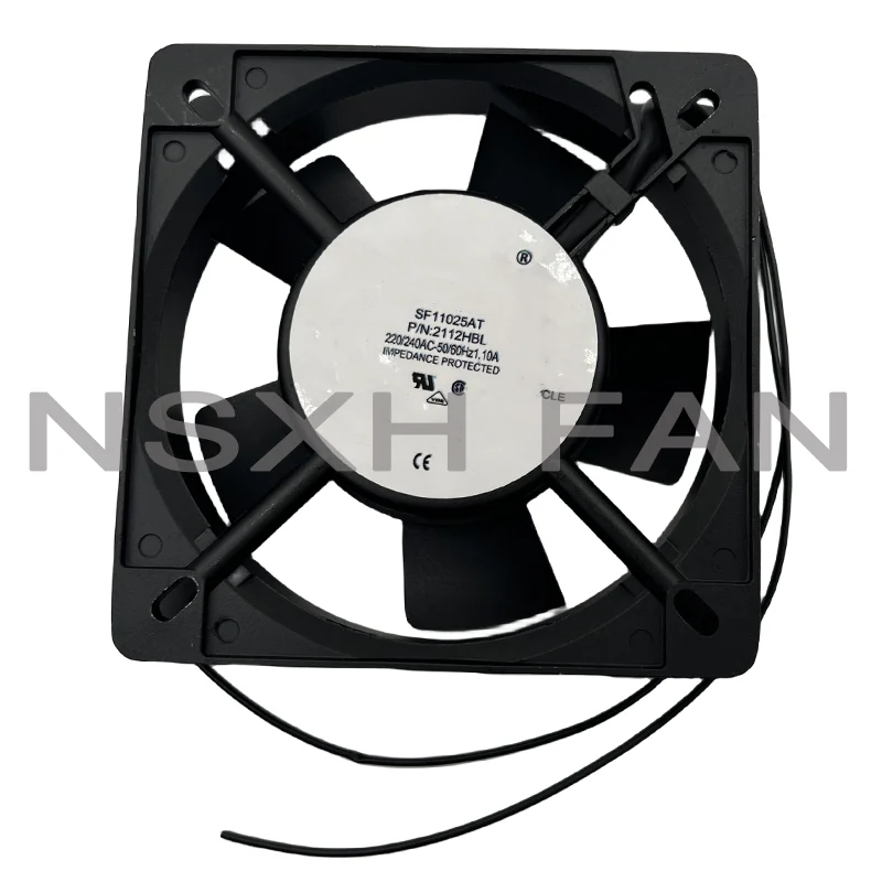 Ventilateur de Refroidissement SF11025AT P/N 2112HBL 11025 220V Roulement à Billes 110x110x25mm 110mm, 1 Pièce