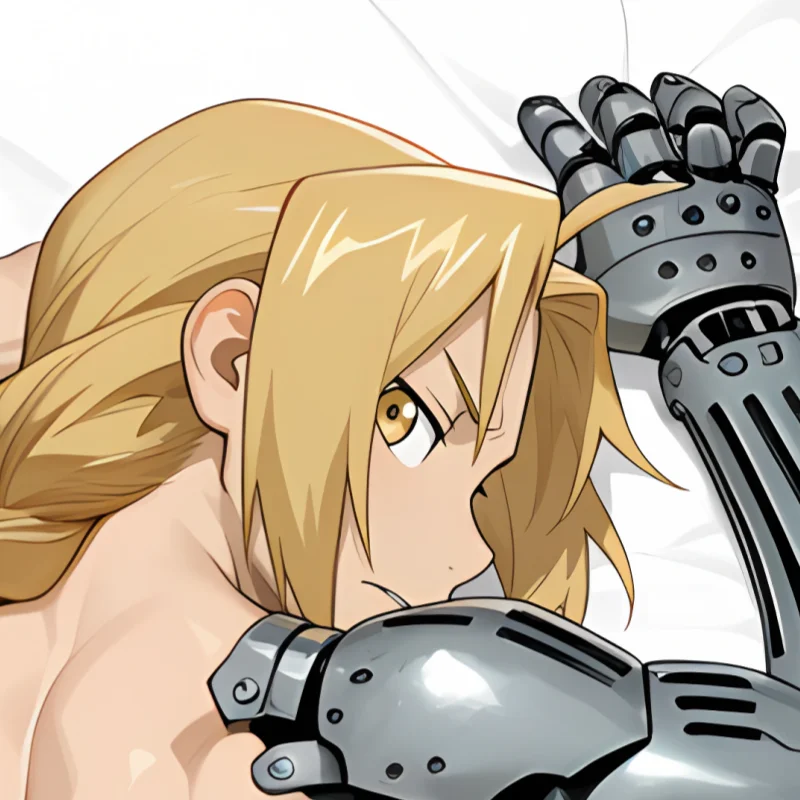 Dakimakura Anime Pillowcase Edward Elric Double-sided Print Life-size Body Pillow Cover Bedding Gifts