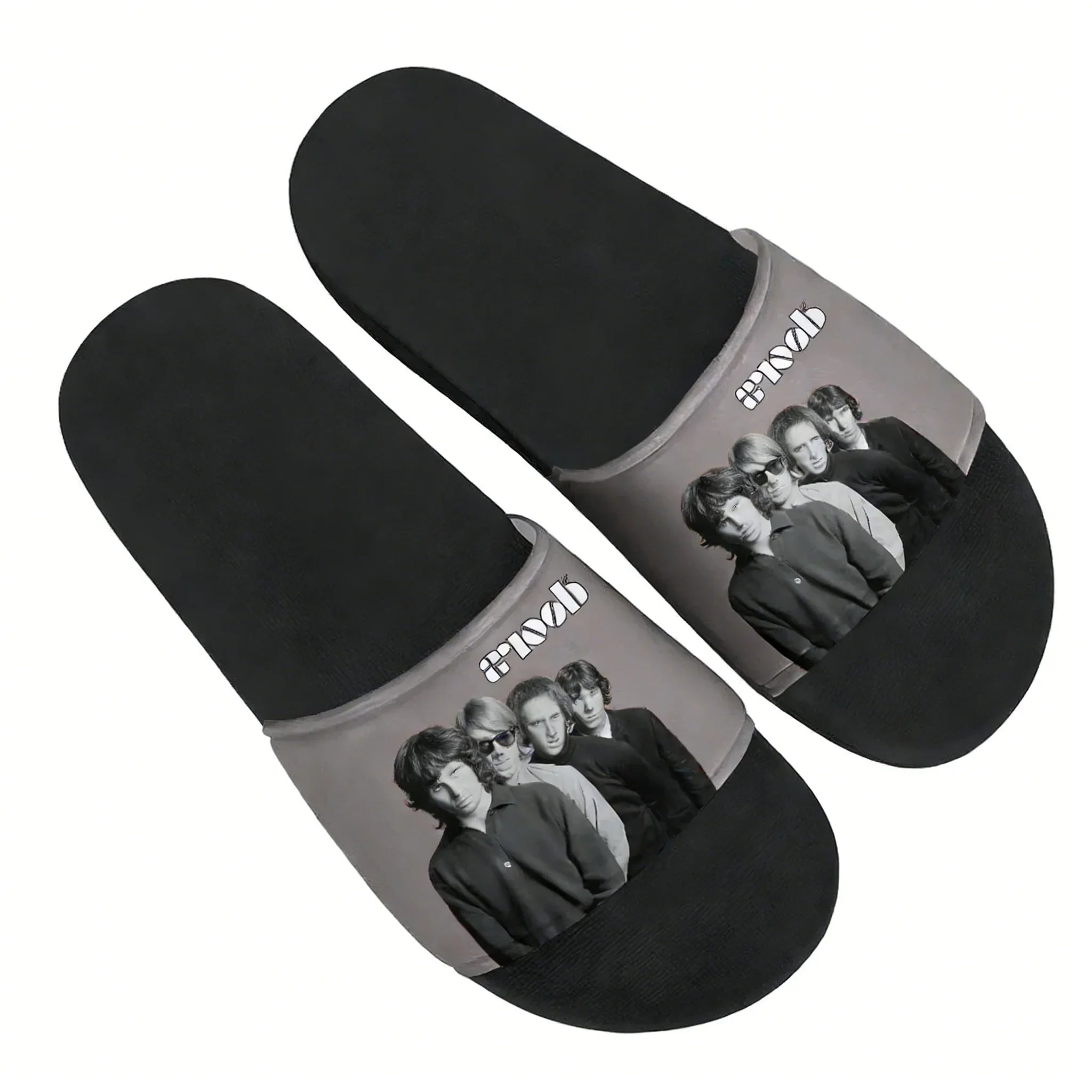 

Шлепанцы The Doors: домашние тапочки для мужчин, женщин, подростков и всей семьи, модные повседневные сандалии для ванной и бассейна, индивидуальные водные туфли