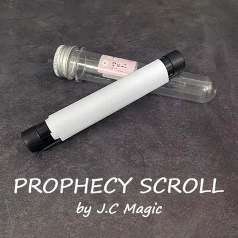 

Prophecy Scroll By J.C Magic Mentalism Magic Tricks Illusions Close Up Magic Props Gimmick Magician Prediction Street Stage Fun